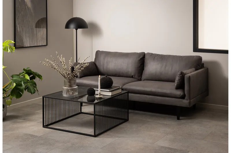 Saklani Sofabord 80x80 cm - Sort - Møbler - Borde - Sofabord