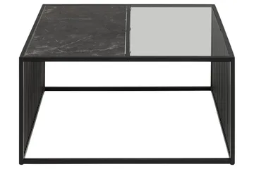 Saklani Sofabord 80x80 cm - Sort - Møbler - Borde - Sofabord