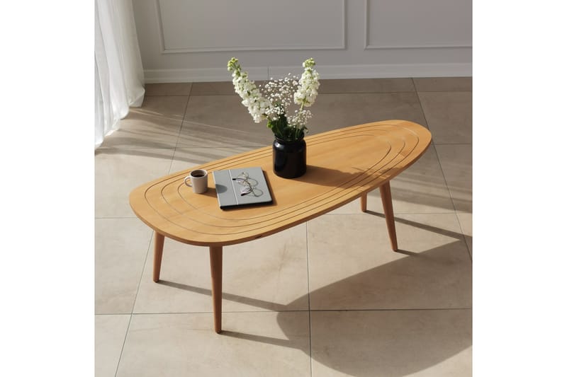 Saldus Sofabord 115 cm - Teak - Møbler - Borde - Sofabord