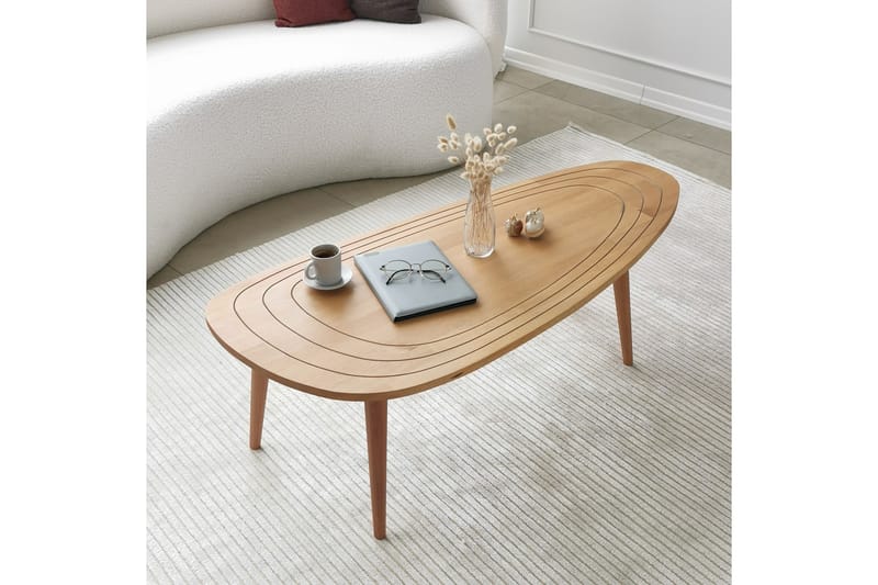 Saldus Sofabord 115 cm - Teak - Møbler - Borde - Sofabord
