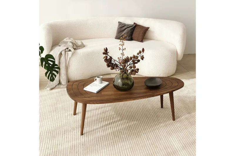 Saldus Sofabord 115 cm, Valnød finér