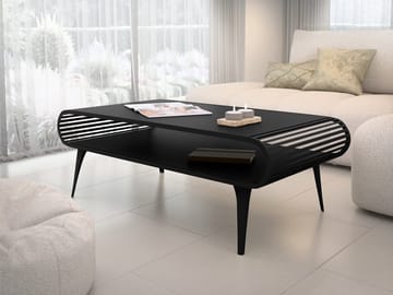 Salvaris Sofabord 120 cm - Sort - Møbler - Borde - Sofabord