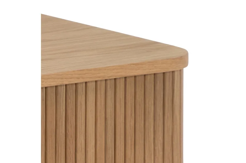 Samay 130x70 cm Rektangulært Sofabord med Opbevaring i Træ - Beige - Møbler - Borde - Sofabord
