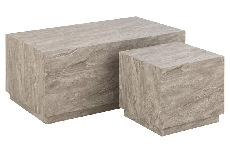 Samon Sofabord 100x60 cm, Grå