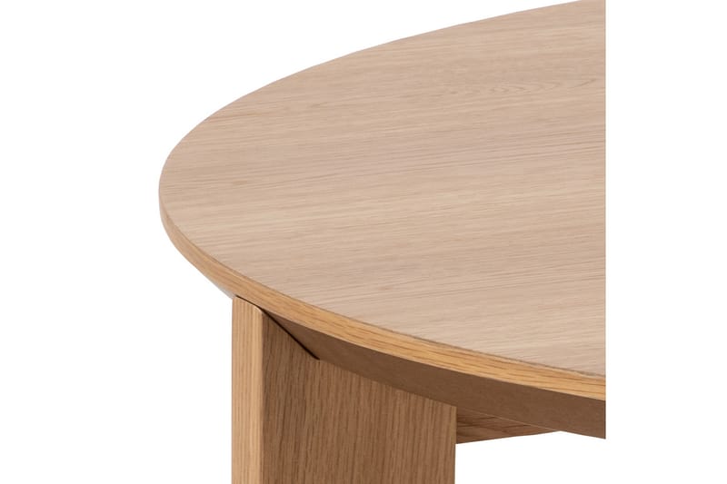 Samsudin Sofabord 90 cm Rund - Natur - Møbler - Borde - Sofabord