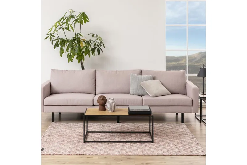 Seaford Sofabord Eg/Sort, undefined