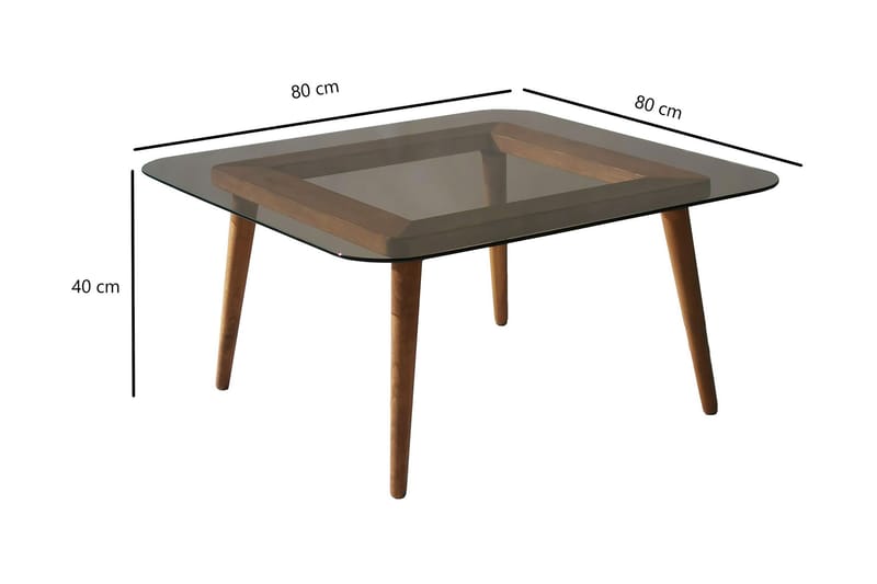 Selter Sofabord 80 cm - Bronze - Møbler - Borde - Sofabord