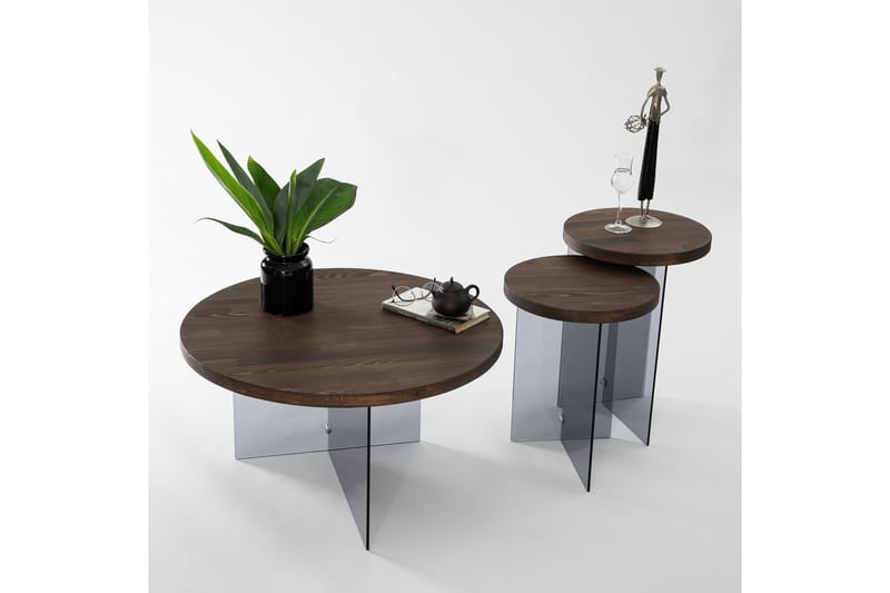Serenity Sofabord 70 cm - Valnød finér - Møbler - Borde - Sofabord