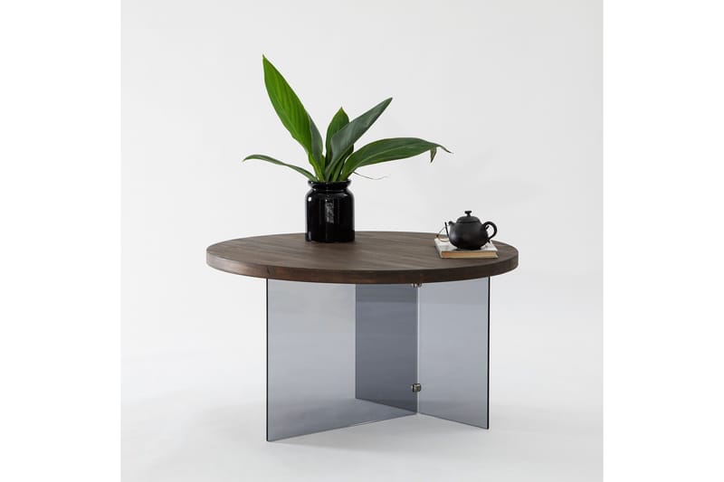 Serenity Sofabord 70 cm, Valnød finér