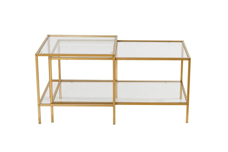 Sevay Sofabord 90 cm - Guld - Møbler - Borde - Sofabord