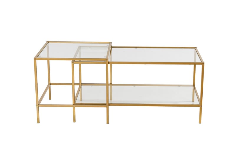 Sevay Sofabord 90 cm - Guld - Møbler - Borde - Sofabord