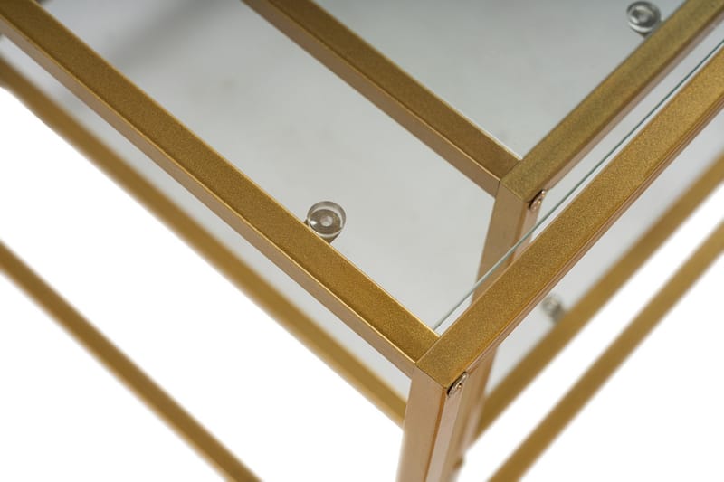 Sevay Sofabord 90 cm - Guld - Møbler - Borde - Sofabord