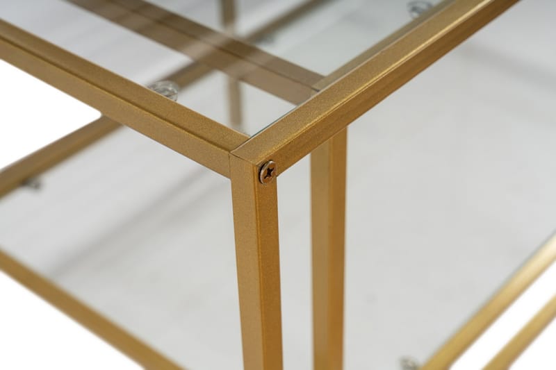 Sevay Sofabord 90 cm - Guld - Møbler - Borde - Sofabord