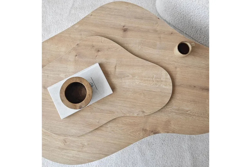 Sofabord Smeltet Sudamal Eg - Sudamal Eg - Møbler - Borde - Sofabord