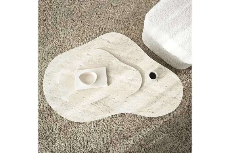 Sofabord Smeltet Travertin - Travertin - Møbler - Borde - Sofabord