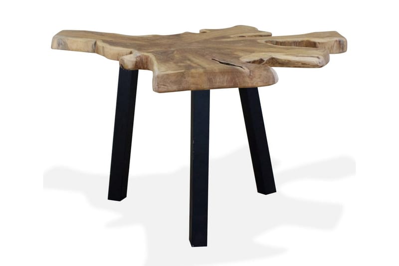 Sofabord Ægte Teaktræ 80 X 70 X 38 Cm - Brun - Møbler - Borde - Sofabord