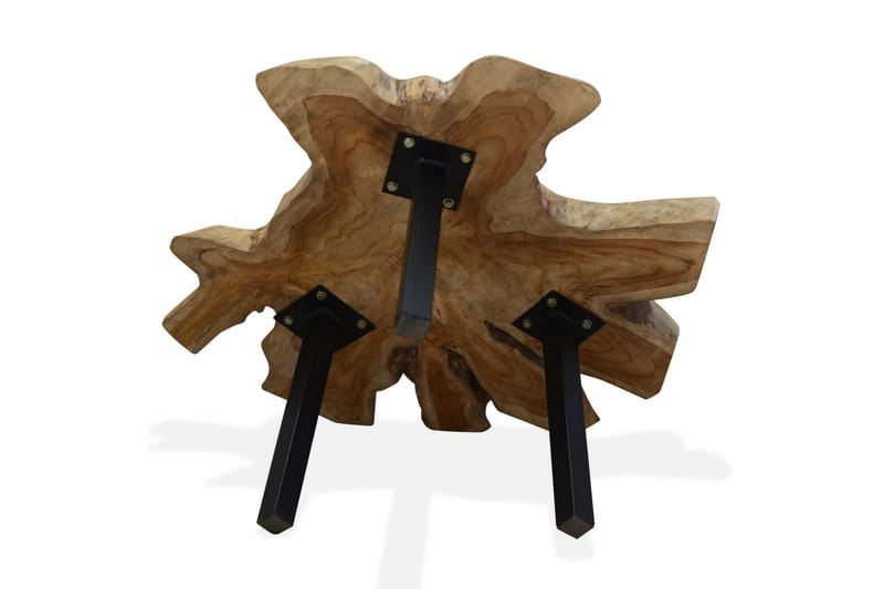 Sofabord Ægte Teaktræ 80 X 70 X 38 Cm - Brun - Møbler - Borde - Sofabord