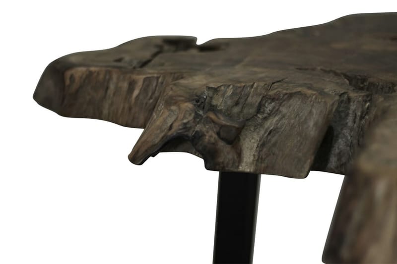 Sofabord Ægte Teaktræ 80 X 70 X 38 Cm - Brun - Møbler - Borde - Sofabord
