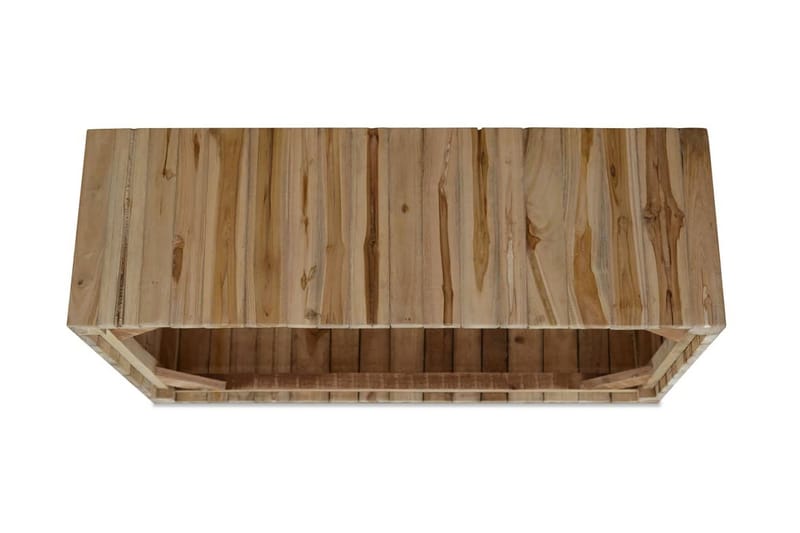 Sofabord Ægte Teaktræ 90 X 50 X 35 Cm - Brun - Møbler - Borde - Sofabord