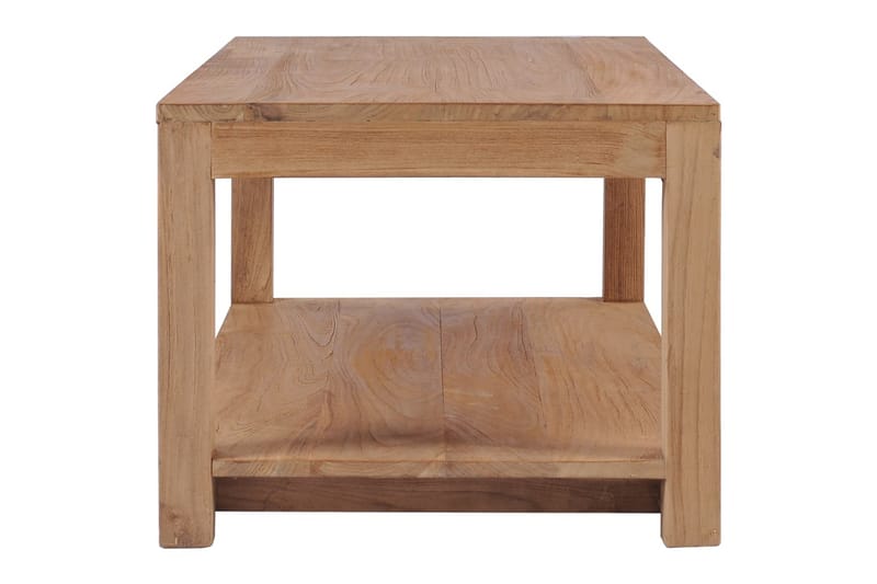Sofabord 100 X 50 X 40 Cm Massivt Teaktræ - Brun - Møbler - Borde - Sofabord