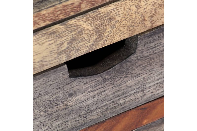 Sofabord 100 X 55 X 30 Cm Massivt Sheeshamtræ Grå - Grå - Møbler - Borde - Sofabord