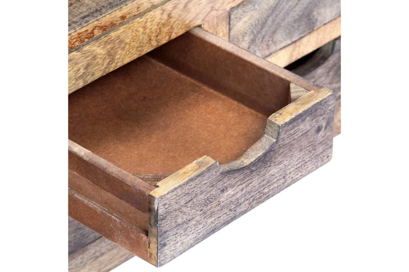 Sofabord 100 X 55 X 30 Cm Massivt Sheeshamtræ Grå - Grå - Møbler - Borde - Sofabord