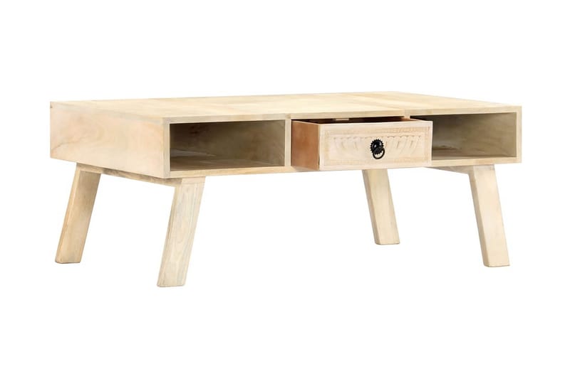 sofabord 100 x 60 x 40 cm massivt mangotræ - Møbler - Borde - Sofabord