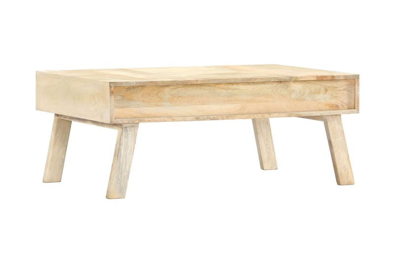 sofabord 100 x 60 x 40 cm massivt mangotræ - Møbler - Borde - Sofabord