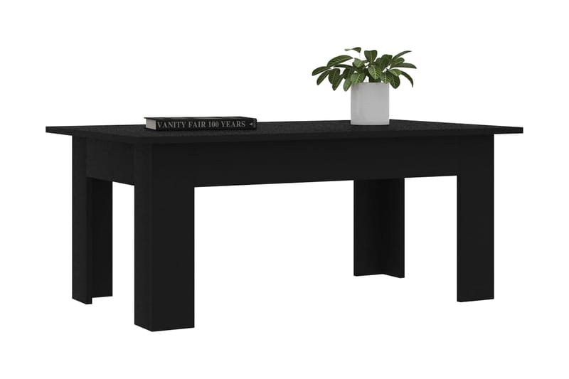 sofabord 100 x 60 x 42 cm spånplade sort - Sort - Møbler - Borde - Sofabord
