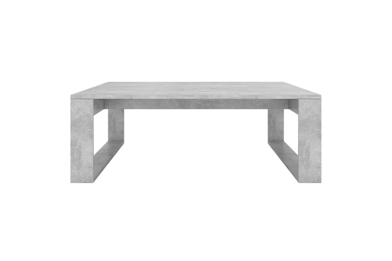 sofabord 100x100x35 cm spånplade betongrå - Grå - Møbler - Borde - Sofabord