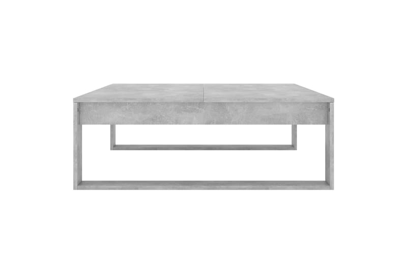 sofabord 100x100x35 cm spånplade betongrå - Grå - Møbler - Borde - Sofabord