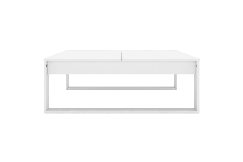 sofabord 100x100x35 cm spånplade hvid - Hvid - Sofabord