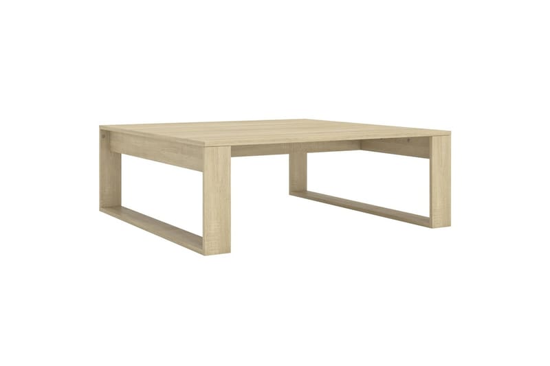 sofabord 100x100x35 cm spånplade sonoma-eg - Brun - Møbler - Borde - Sofabord