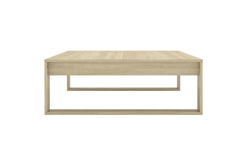 sofabord 100x100x35 cm spånplade sonoma-eg - Brun - Sofabord