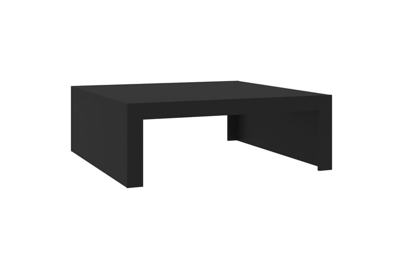 sofabord 100x100x35 cm spånplade sort - Sort - Møbler - Borde - Sofabord