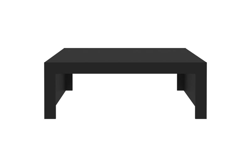 sofabord 100x100x35 cm spånplade sort - Sort - Møbler - Borde - Sofabord