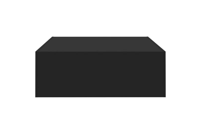 sofabord 100x100x35 cm spånplade sort - Sort - Møbler - Borde - Sofabord
