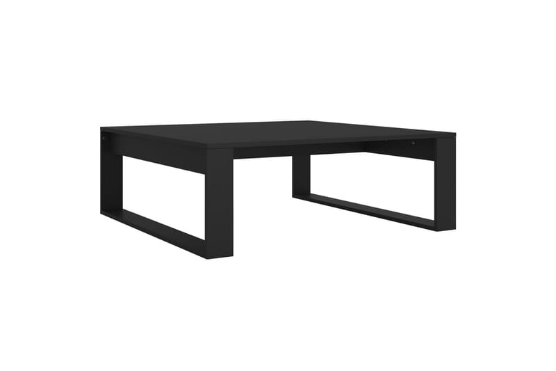 sofabord 100x100x35 cm spånplade sort - Sort - Møbler - Borde - Sofabord