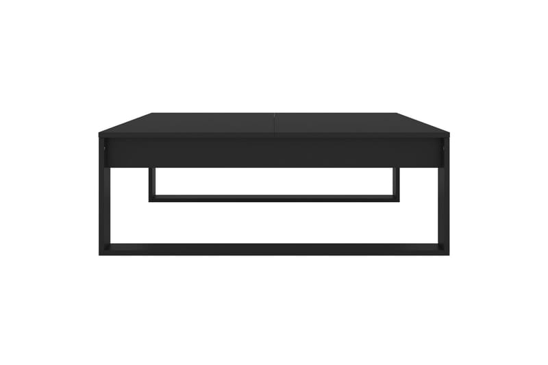 sofabord 100x100x35 cm spånplade sort - Sort - Møbler - Borde - Sofabord