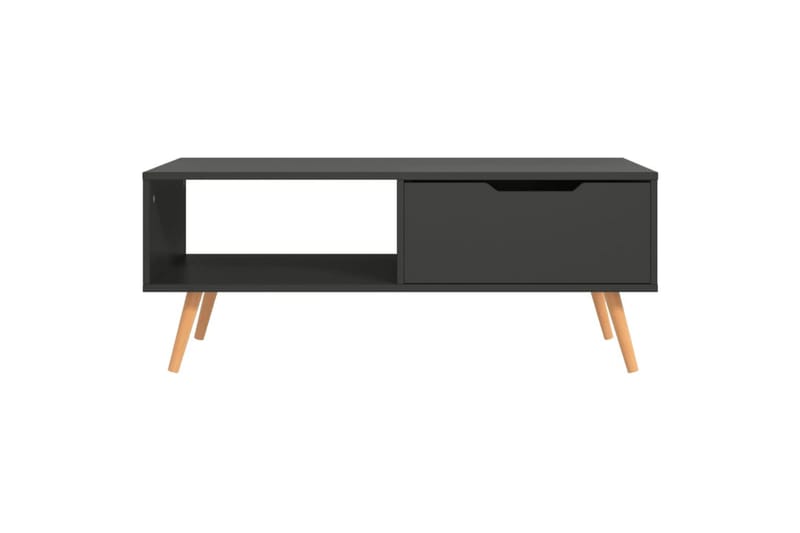 sofabord 100x49,5x43 cm spånplade grå - Grå - Sofabord