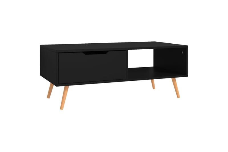 sofabord 100x49,5x43 cm spånplade sort - Sort - Møbler - Borde - Sofabord