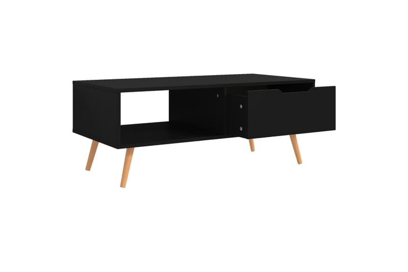 sofabord 100x49,5x43 cm spånplade sort - Sort - Møbler - Borde - Sofabord