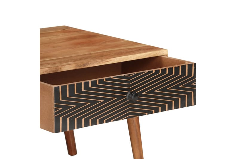 sofabord 100x50x39 cm massivt akacietræ - Brun - Møbler - Borde - Sofabord