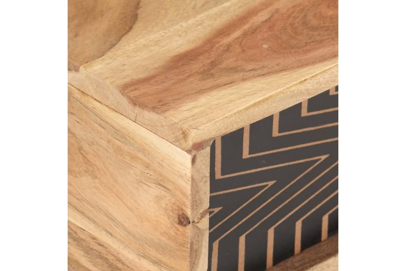 sofabord 100x50x39 cm massivt akacietræ - Brun - Møbler - Borde - Sofabord