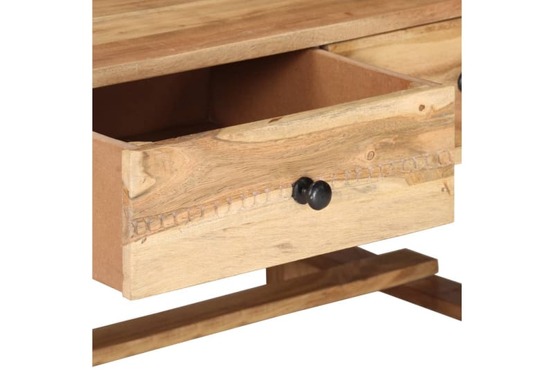 sofabord 100x50x40 cm massivt akacietræ - Møbler - Borde - Sofabord