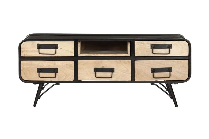 Sofabord 100X50X40 cm Massivt Mangotræ - Møbler - Borde - Sofabord