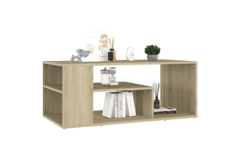 sofabord 100x50x40 spånplade sonoma-eg - Brun - Møbler - Borde - Sofabord