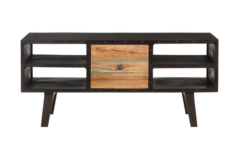 Sofabord 100X50X45 cm Massivt Genbrugstræ - Møbler - Borde - Sofabord