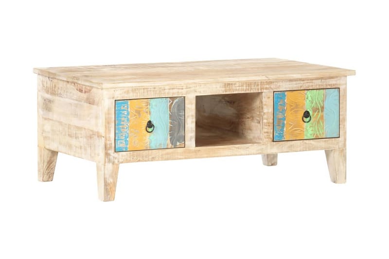 Sofabord 100X55X40 cm Ru Akacietræ - Flerfarvet - Møbler - Borde - Sofabord