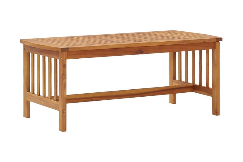 sofabord 102x50x43 cm massivt akacietræ - Brun - Møbler - Borde - Sofabord